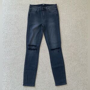 Women's Black Distressed Paige Jeans